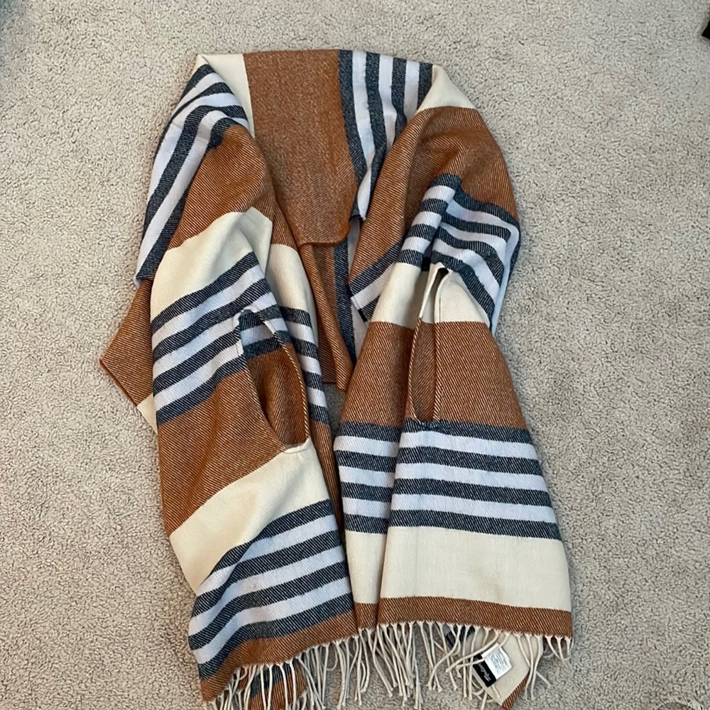Madewell poncho cape